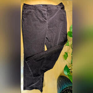 💜Plum Encore Corduroy Pants, Women's Size 18